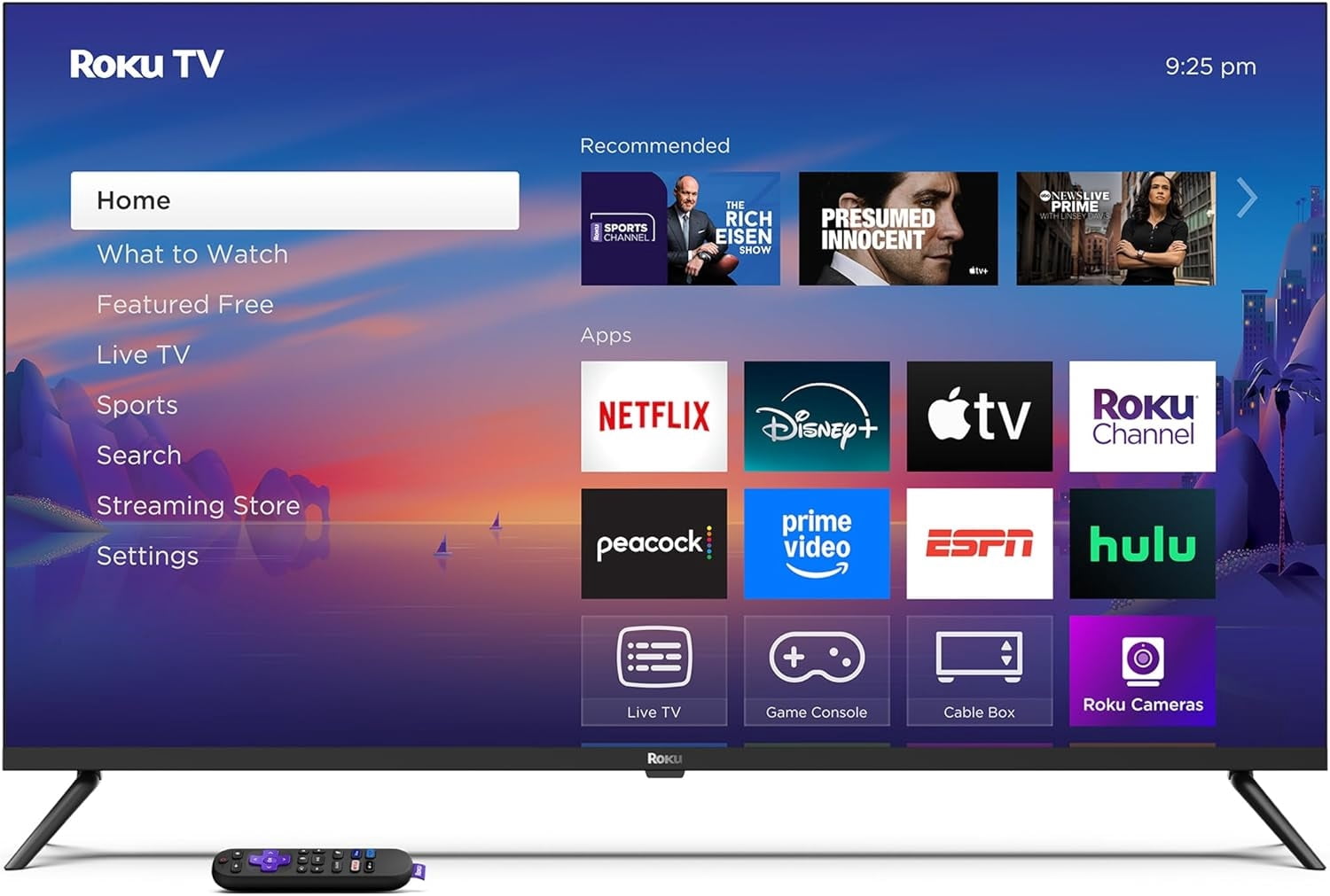 Roku Smart TV – 43-Inch Select Series, 4K HDR TV – Roku TV with Enhanced Voice Remote