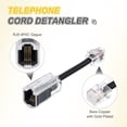 thumbnail image 3 of Desenredador de Cables Telefónicos, Cable de Mano Giratorio de 360 Grados Sin Enredos, Negro Claro, 3 of 6