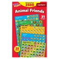 thumbnail image 2 of Trend Enterprises Animal Friends Variety Pk 3 Pk Super Spots/Shapes Stickers 46915, 2 of 2