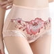 thumbnail image 4 of Gibobby Tangas de mujer Ropa interior de encaje para mujer Bragas de talla grande Sexy Sheer Hipster Panty para damas(Beige,G), 4 of 5