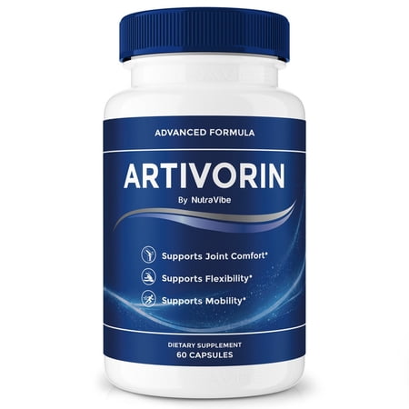 Artivorin Capsules – Natural Joint Support Formula for Flexibility, Mobility & Confidence in Movement | Daily Formula for Comfort, Recovery & Active Lifestyle (60 Capsules)