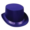 thumbnail image 1 of Accesorio para fiesta Beistle Satin Sleek - Sombrero de copa, color morado, 1 of 2