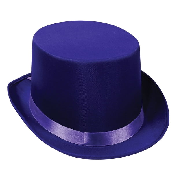 Accesorio para fiesta Beistle Satin Sleek - Sombrero de copa, color morado