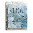 thumbnail image 3 of Carpeta de Ahorros Challenge Binder de 100 Sobres para Save 5050 con Sobres de Efectivo para Planificación Presupuestaria Azul, 3 of 5