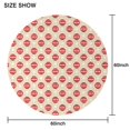 thumbnail image 6 of Christmas Round Tablecloth 60x60in(153x153cm) – Waterproof Polyester Table Cover with Full Print Design, Wrinkle Resistant & Washable for Kitchen Dining Party Decor, 6 of 6