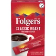 thumbnail image 3 of Folgers Classic Roast Single Serve Medium Roast Instant Coffee Packets, 7 CT pack of 2, 3 of 4