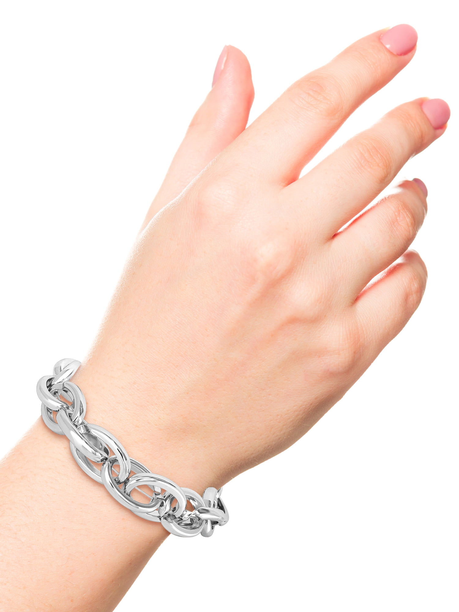 Jessica Simpson Women's Interlocking Link Bracelet
