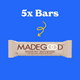MadeGood Barres granola Pépites de chocolat Boîte de 5 barres 5 x 24 g – image 2 sur 8