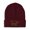 Burgundy, variant on Beanie Goat Outline Embroidery, One Size, Red