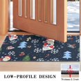 thumbnail image 3 of Dark Blue Christmas Santa Pattern Door Rugs,Washable Non Slip Door Mats Indoor,Decorative Door Mats,Entry Mat Indoor for Entrance,Bedroom,Kitchen,Bathroom,17"x30", 3 of 6