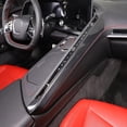 thumbnail image 2 of TINKI Real Carbon Fiber Center Control Side Trim Compatible with Chevrolet Corvette C8 2020-2023, Center Console Passenger Side Decorative Strip Cover, 2 of 5