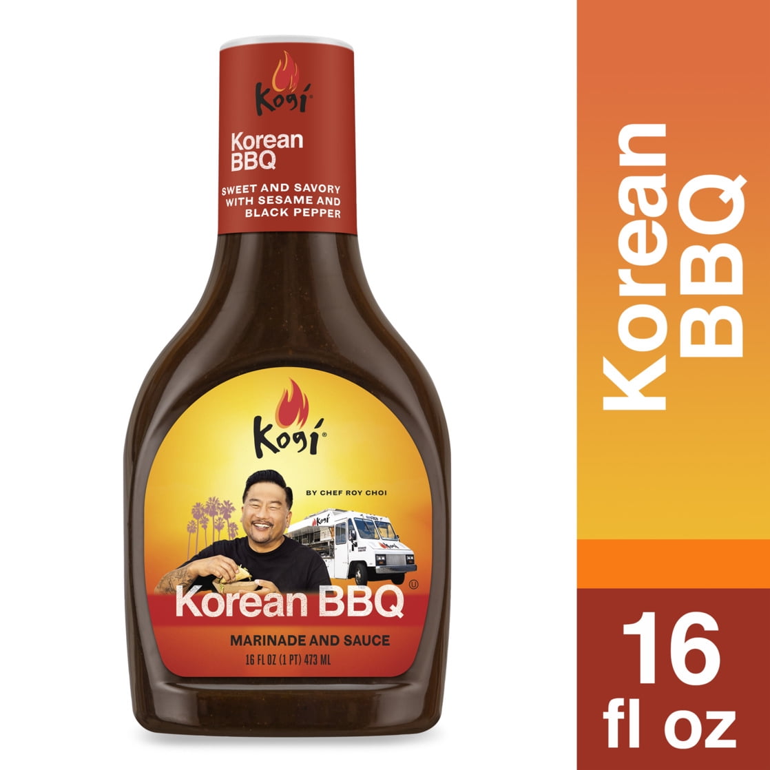 (3 pack) Kogi Korean BBQ Marinade and Sauce 16 fl oz