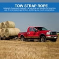 thumbnail image 3 of Shisuyan tow rope heavy duty Tow Strap Steel wire Vehicle Towing Roadside Emergency 1Set, 3 of 9