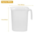 thumbnail image 2 of PTOOTP White Plastic Drink Pitcher with Lid, PP Material, Large Capacity Beverage Container for Home and Outdoor Use, 2 of 8