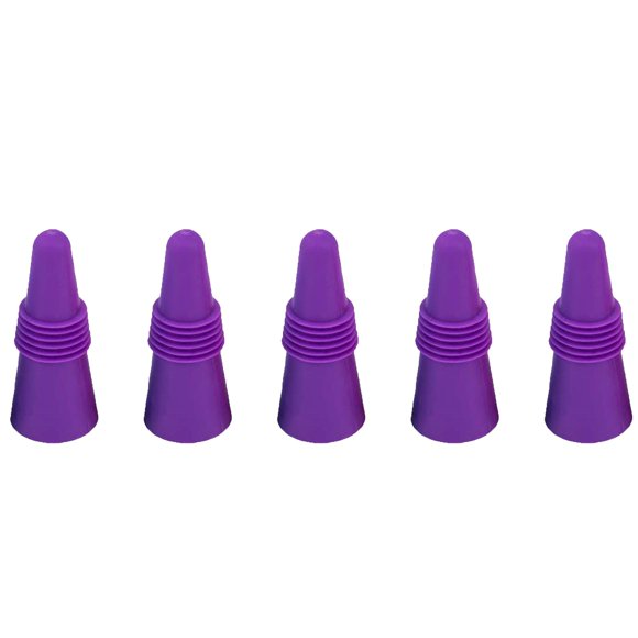 Dvkptbk Wine Stopper 5Pcs Reusable Wine Bottle Stopper Beverage Bottle Stopper Wine Stopper Home & Garden