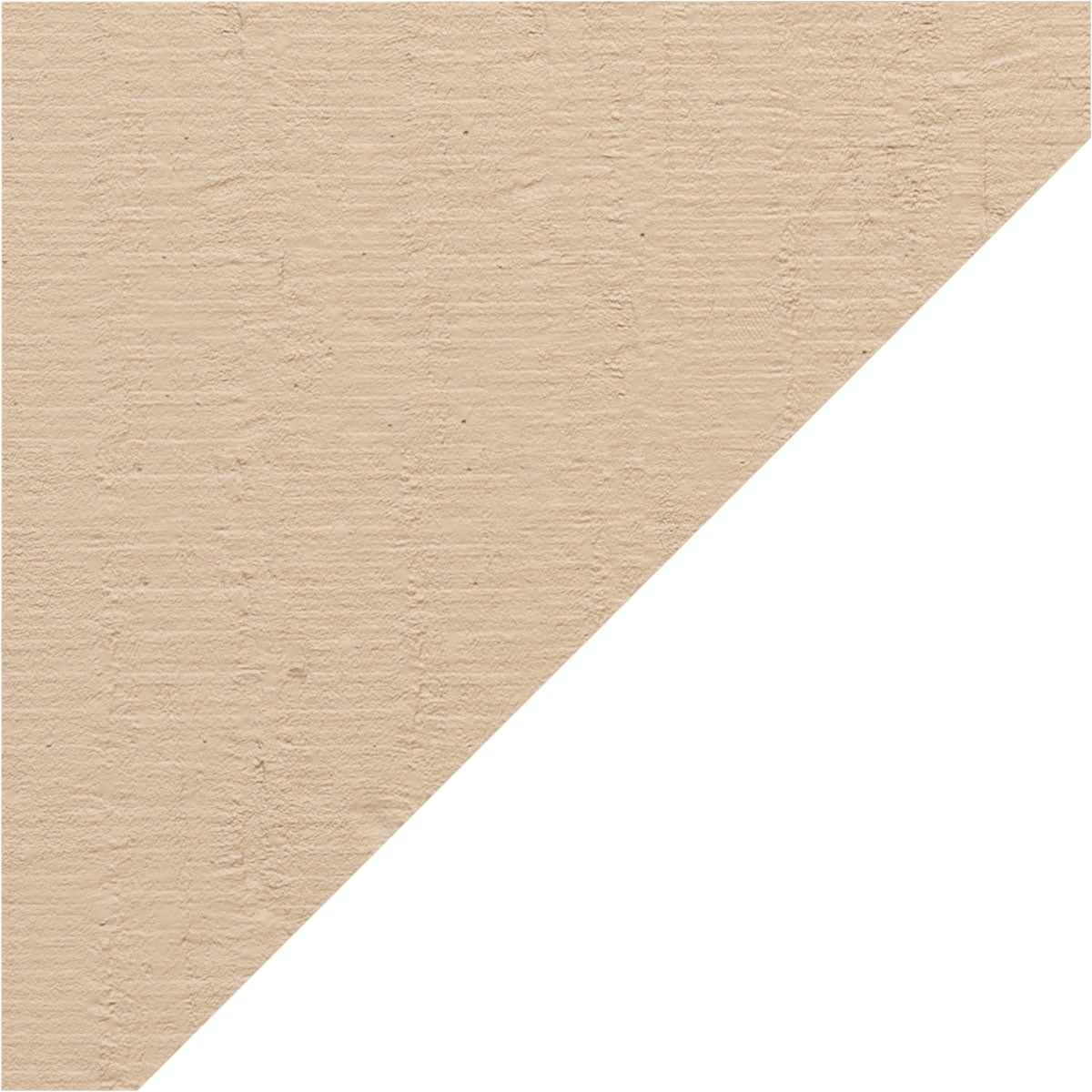 3"W x 12"D x 12"H Thin Concord Rough Cedar Woodgrain TimberThane Corbel, Primed Tan