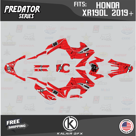 Kalair GFX Graphics Kit for Honda XR190L (2019+) Predator Series