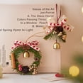 thumbnail image 2 of Wosthever Adorno navideño de piñas de plástico, lazo, elegante complemento para coronas navideñas del hogar. Kits de decoración para fiestas tipo+2, 2 of 6