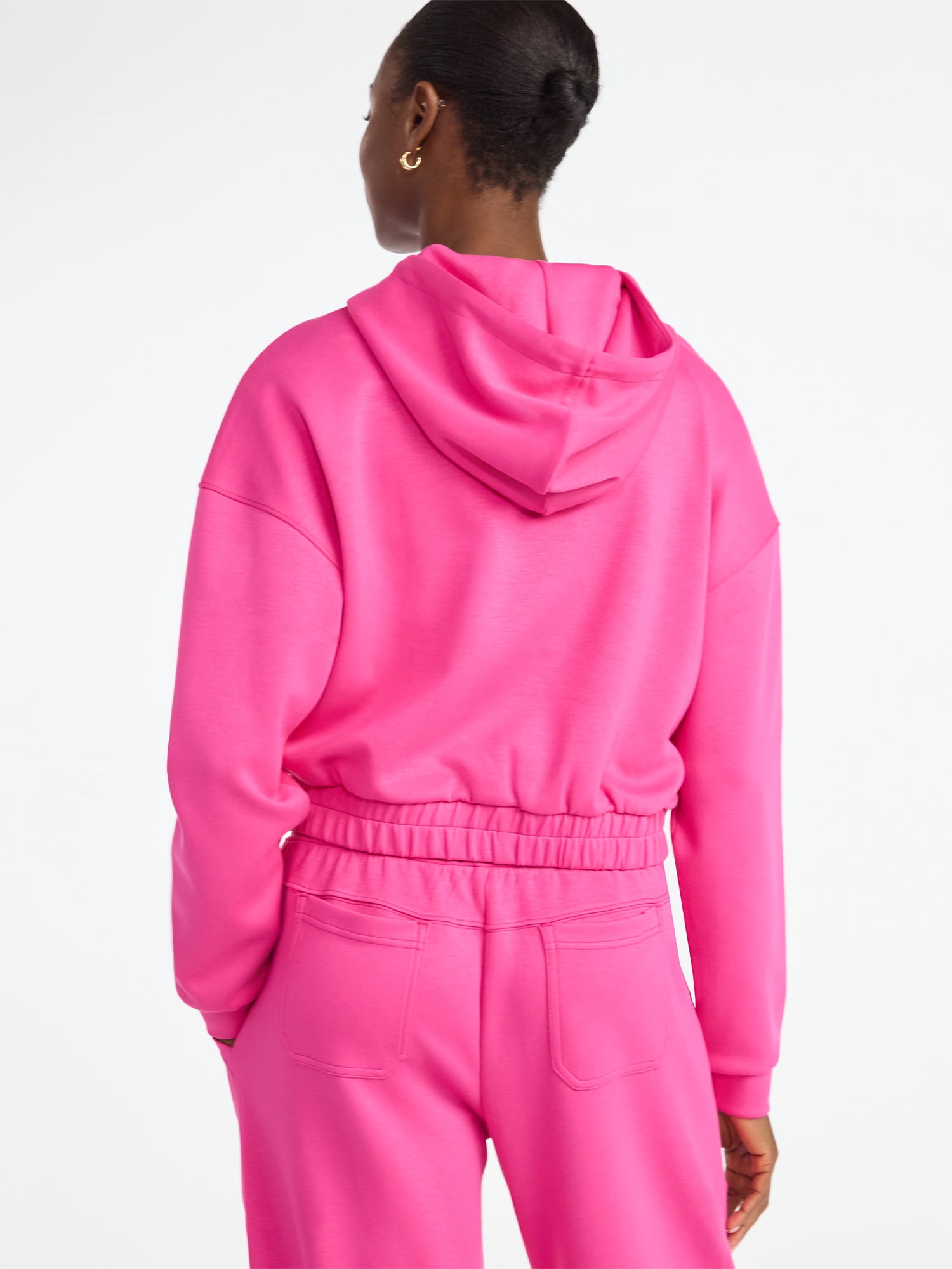 Scoop Women's and Women's Plus New Scubaknit Pullover Hoodie, Sizes XS-4X