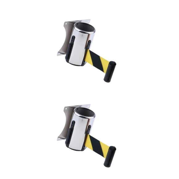 Inteprter Stanchion Queue Barrier Wall Mount Crowd Retractable Control eter Ribbon Type1 NO1