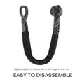 thumbnail image 6 of 2pcs 1/2" X 22" Soft Shackle Rope Synthetic Tow Recovery Black Strap 38000LBS, 6 of 8