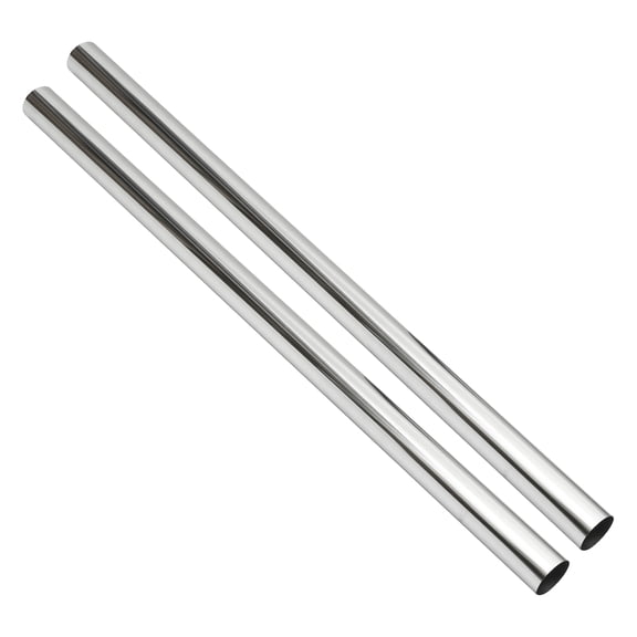 Car Mandrel Exhaust Pipe Tube 48" Length 2.5'' OD Straight Exhaust Tube DIY 0 Degree Modified Piping