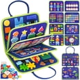 thumbnail image 1 of Libro sensorial Montessori de Busy Board Asten, de 3 a 5 años, 1 of 7