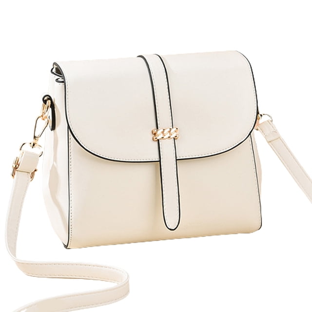 Bolsos cruzados para mujer Bolsos tipo sillín pequeños sobre el hombro y bolsos cruzadosBlanco:;:;