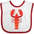 thumbnail image 3 of Inktastic Lobster Cute Ocean Creature Boys or Girls Baby Bib, 3 of 4