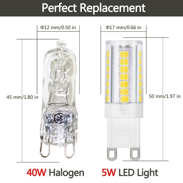 G9 cool shop white halogen bulb