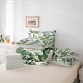 thumbnail image 6 of Manfei Plam Mostera Leaf 7-Piece Twin Bedding Sets,Tropical Botanical Plant Bedding Comforter Set,Green White Sheet Sets For Kids,Microfiber Bedroom Decor Reversible, 6 of 8