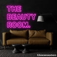 thumbnail image 3 of Glowneon the Beauty Room Neon Sign, Beauty Quote Led Sign, Beauty Salon Decor, Clinic Salon Decor, 3 of 5