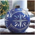 thumbnail image 1 of Christmas Inflatables Outdoor Decorations Balls, 24 Inch Giant Christmas Inflatables Balls with Pump, Christmas Blow Up Yard Decorations Inflatable Ornament for Outside Garden Yard (G), 1 of 6
