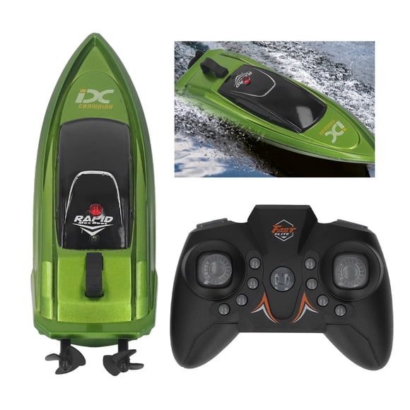 Barco RC Para Niños, Barcos de Control Remoto de 2,4 GHz para Piscinas y Lagos, Barco de Juguete Eléctrico de Alta Velocidad, Juguete de Lancha Rápida Con Control remoto
