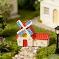 thumbnail image 5 of TINGXIN Diy Miniature Windmill Resin House E (Miniature Windmill Resin House, Fairy Garden House), Miniature Scene Decor Dollhouse Accessories Resin Dollhouse for Terrarium Fish Tank, 5 of 5