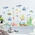 thumbnail image 4 of Under The Sea Wall Stickers Ocean Fish Whale Seaweed Peel and Stick Wall Art Decals for Kids Bedroom Baby Nursery Bathroom, 4 of 7