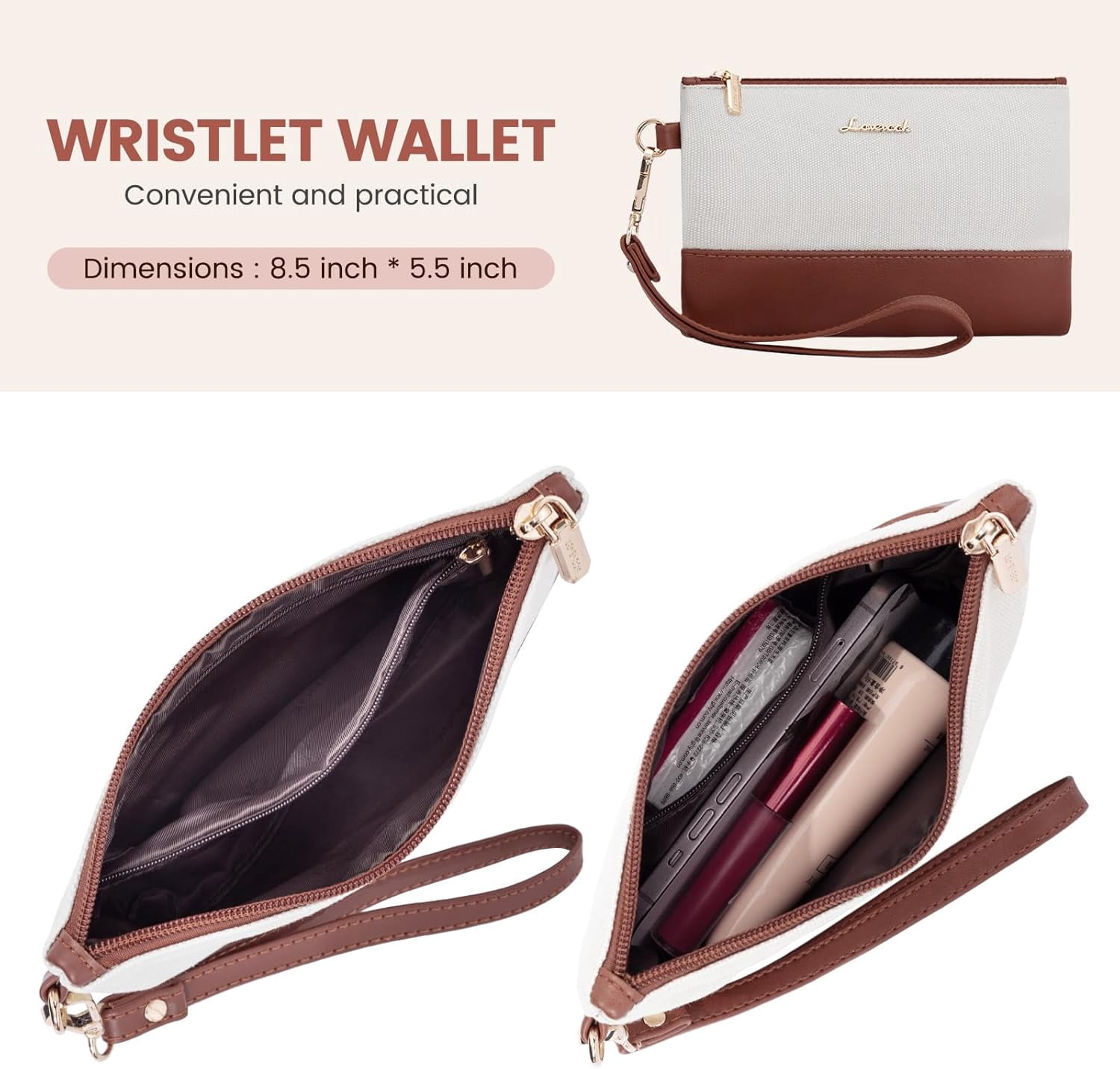 LOVEVOOK Laptop Bag for Women 15.6 lnch,Waterproof Laptops Tote Bags for Womens,Professional Work Bags for Women with Cup Holder,Large Laptop Purse Computer Briefcase Office Teacher Clutch Bag,2 PCS
