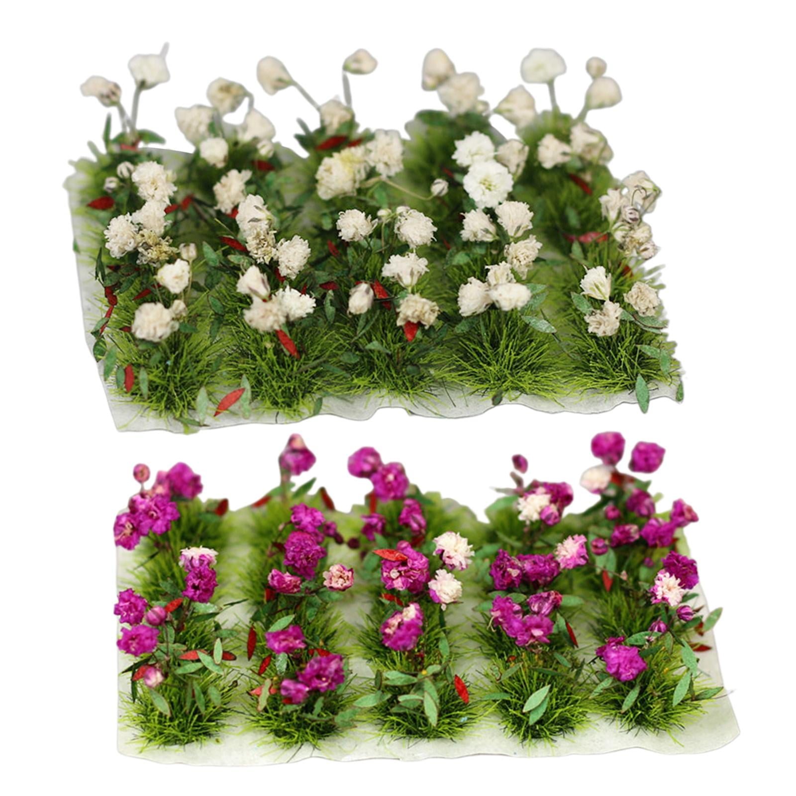 Static Flower Cluster Model Railway Grass Building Diorama - Walmart.com