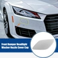 thumbnail image 2 of Front Left Bumper Headlight Washer Nozzle Cover Cap Fit for BMW 328i 61677171659 Silver Tone, 2 of 6