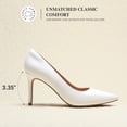 thumbnail image 3 of DREAM PAIRS Women's High Heels Pump Closed Pointed Toe Slip On Stiletto Dress Shoes Fashion Wedding Bridal Work Office Comfortable Pumps Shoes, 3 of 7