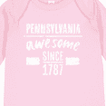thumbnail image 4 of Inktastic Pennsylvania Awesome Since 1787 Boys or Girls Long Sleeve Baby Bodysuit, 4 of 5