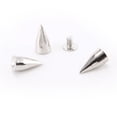 thumbnail image 4 of 100 PCS DIY nails / rivets ball PUNK clothing customization Silver 7x15mm, 4 of 5