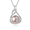 Purple, variant on Yami 10-11mm Tahitian Cultured Black Pearl Necklace Pendant 925 Sterling Silver18+2 in Valentine's Day Gifts for Her