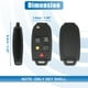 thumbnail image 5 of Car Key Fob Shell 5 Button Control remoto Key Case Shell Entrada sin llave Reemplazo de carcasa para Volvo XC90 V70 XC70 S80 S60 2004-2014, 5 of 7