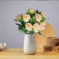 thumbnail image 4 of JLFNYA Roses Artificial Flowers,Realistic Silk Roses Bouquet with Long Stem,Real Touch Roses for Wedding Centerpieces Bridal Shower Party Home Decor, 4 of 5