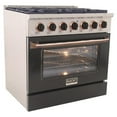 thumbnail image 3 of Kucht Professional 36" Stainless Steel Propane Gas Range in Silver/Rose Gold, 3 of 8