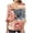 Pink#13, variant on Yeaiivve July 4Th Shirts for Women Flared 3/4 Sleeve Patriotic Tunic Top Buttons V Neck Dressy Casual Pleated Blouses Work Shirts White,L