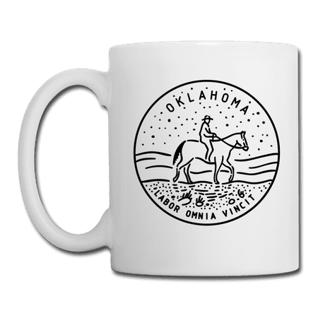 

Oklahoma Ceramic Mug - State Design Oklahoma Mug