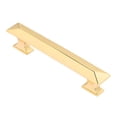 thumbnail image 1 of Utopia Alley HW347PLGD011 Tristan Gold 3 3/4 inch Cabinet Pull, 1 of 1