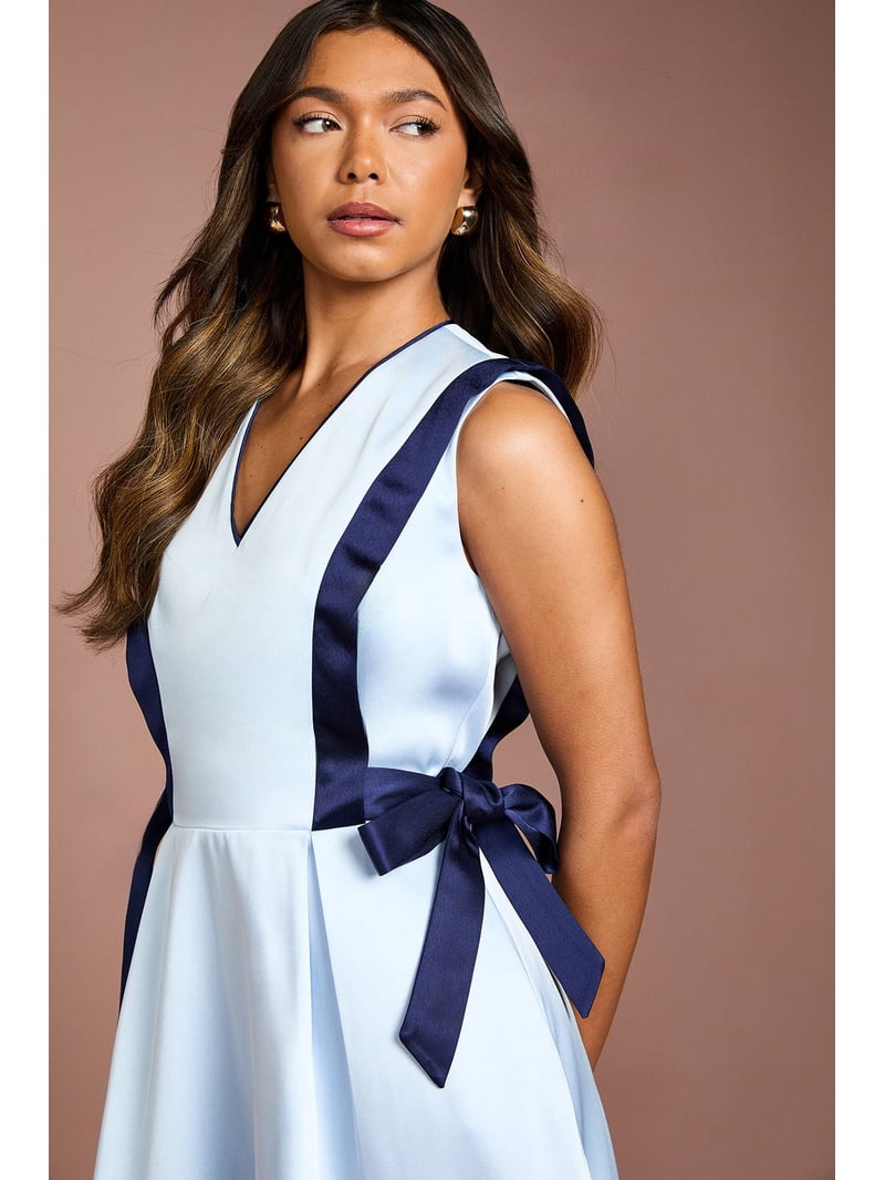 coast satin dress Women's One Shoulder Maxi at CoolSprings Galleria in Franklin, TN style design creates a flattering silhouette Coast Women's Satin Jacquard Cami